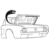 1964 - 1970 Mustang Coupe & Convertible Trunk Seal