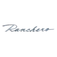 1960 - 1965 Ranchero Script - Chrome Emblem