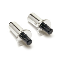1964 - 1967 Mustang Courtesy Light Switches - Pair, Chrome