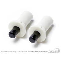 1964 - 1967 Mustang Courtesy Light Switches - White (Pair)