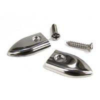 1964 - 1966 Mustang (before 2/15/66) Folding Top Rear Bow Tip Set