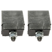 1964 - 1973 Mustang Front Suspension Bumpers (Rubber) Pair