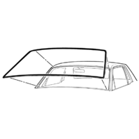 1963 - 1965 Falcon & Comet Windshield Rubber (Hard Top, Convertible)