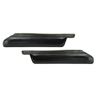 1963 - 1965 Falcon Futura Sprint Convertible Padded Sunvisors Black