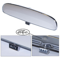 1963 - 1965 US Falcon 1963 - 1966 US Fairlane 1961 - 1966 Thunderbird Day/Night Mirror with FoMoCo Logo - Coupe & Convertible