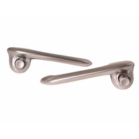 1964 - 1966 Mustang Show-Quality Door Handles - Satin Chrome