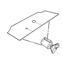 1964 Mustang Generator Outer Splash Shield