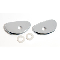 1964 - 1966 Mustang Deluxe Door Escutcheons (Satin)
