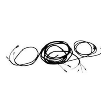 1964 Mustang Tail Light Wiring Harness Coupe/Convertible without Tail Light Plugs