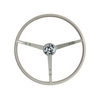 1964 Mustang Standard Steering Wheel (Generator) White