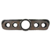 1965 - 1966 Mustang Instrument Bezel (Woodgrain Metal Backed)