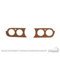 1965 - 1966 Mustang Instrument Cluster Insert (Wood Grain)