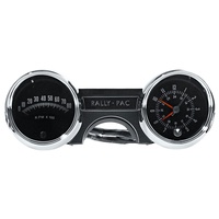 1964 - 1965 Mustang Rally Pac V8 8000rpm Black & Chrome