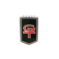 1965 - 1966 Mustang Black GT Emblem 