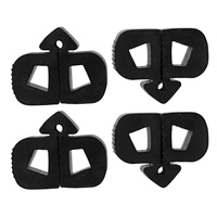 1964 - 1966 Mustang Hood Bumpers on Fender Set of 4
