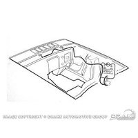 1964 - 1966 Mustang Washer Hose Kit