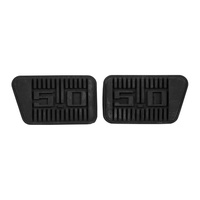 1964 - 1968 Mustang 5.0 Brake & Clutch Pedal Pads - Pair