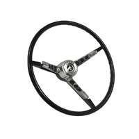 1965 - 1966 Mustang Standard Steering Wheel Kit (Black)