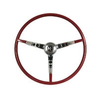 1965 - 1966 Mustang Standard Steering Wheel Kit (1965 Red)