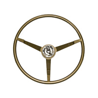 1965 - 1966 Mustang Standard Steering Wheel (1965 Ivy Gold)