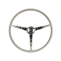 1965 - 1966 Mustang Standard Steering Wheel Kit (White)