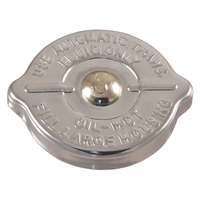 1965 - 1966 Mustang Power Steering Pump Cap w/o Dip Stick - Chrome