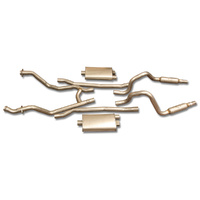 1964 - 1966 Mustang "K" GT Exhaust System with Resonators 2"