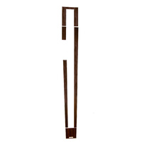 1964 -1966 Mustang Console Woodgrain Insert Set (Manual Transmission)
