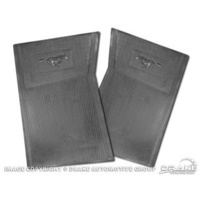 1964 - 1973 Mustang Pony Floor Mats set 4 (Black)
