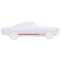 1965 - 1966 Mustang GT Stripe Kit (Red)