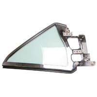 1964 - 1966 Mustang Coupe Quarter Glass Assembly (Left Hand, Tinted)