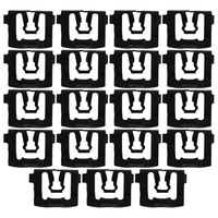 1966 Mustang Coupe Rear Windscreen Molding Retainer Clip Set
