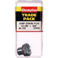 Ford Oil Pan Drain Plug & Seal Kit 1/2" - 20 Over Size 289 302 351