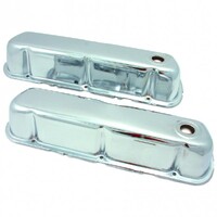 Polished Chrome Valve Covers x2 (260, 289, 302, 351W)