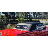 1964 - 1966 Mustang Convertible Top with Glass Window - Black