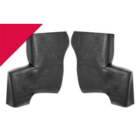1964 - 1968 Mustang Convertible Quarter Panel Trim (64-65 Bright Red)
