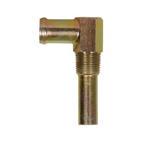 1965 - 1973 Mustang Heater Hose Connector - Gold Zinc