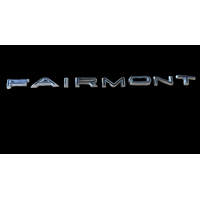 XR Ford Fairmont Boot Lid Emblem Letters Sedan