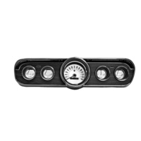 1966 Mustang White Face Gauge Appliques (5 piece)
