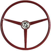 1965- 1966 Mustang Standard Steering Wheel Kit (1966 Red)
