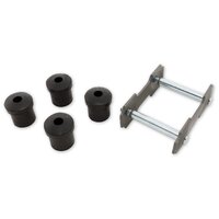 1966 - 1973 Mustang Shackle Kit (Gray  Standard 1/2" Rods)