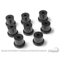 1964 - 1973 Mustang Leaf Spring Shackle Bushing (1/2" Hole Black Polyurethane)