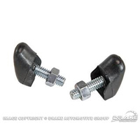 1965 - 1970 Mustang Fastback Rear Seat Stop Bumpers
