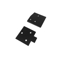 Late 1965 - 1966 Mustang Door Hinge Mounting Plates 5/16" Thread