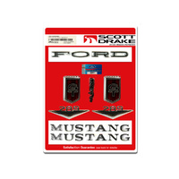 1966 Mustang Emblem Kit GT (All Bodystyles 8 Cylinder)