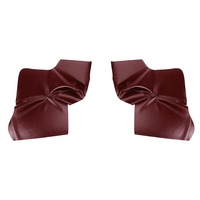 1966 Mustang Coupe Quarter Panel Trim (Dark Red)