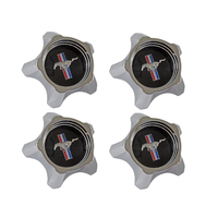 1967 Mustang Styled Steel Hubcaps - Set of 4