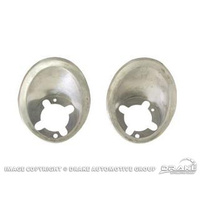 1967 - 1968 Mustang Parking Lamp Bezels (Pair)