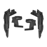1967 - 1968 Mustang Fender Splash Shield Deluxe Set