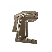 1967 - 1968 Mustang Deluxe Splash Shields (Front Left)
